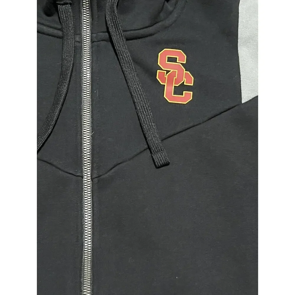Nike USC Trojans Sideline Showout Hoodie Men’s Size L Short Sleeve Full-Zip NWT